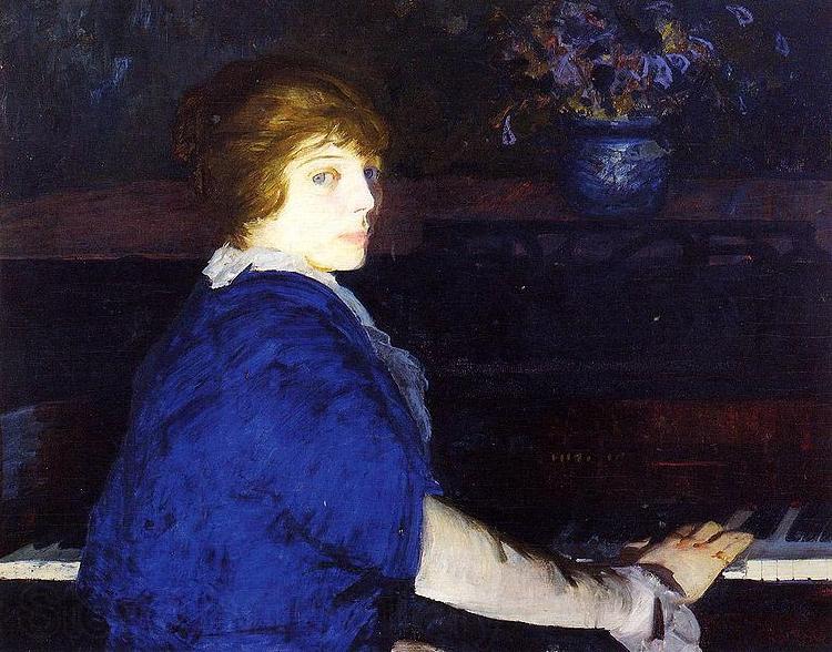 George Wesley Bellows Emma at the Piano Spain oil painting art